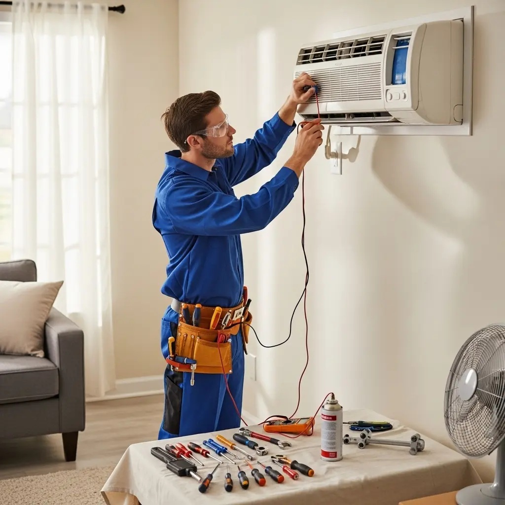 Sancaktepe Grundig Grundig klima gaz dolumu ve bakım – Enerji verimliliği artırıldı. - Teknik servis örneği